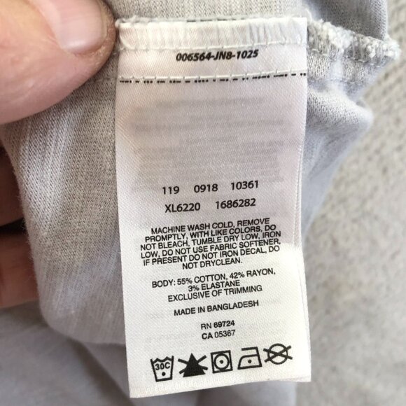 Columbia Womens Polo Shirt Large Short Sleeve Gray Athleisure Casual Classic - Picture 6 of 12